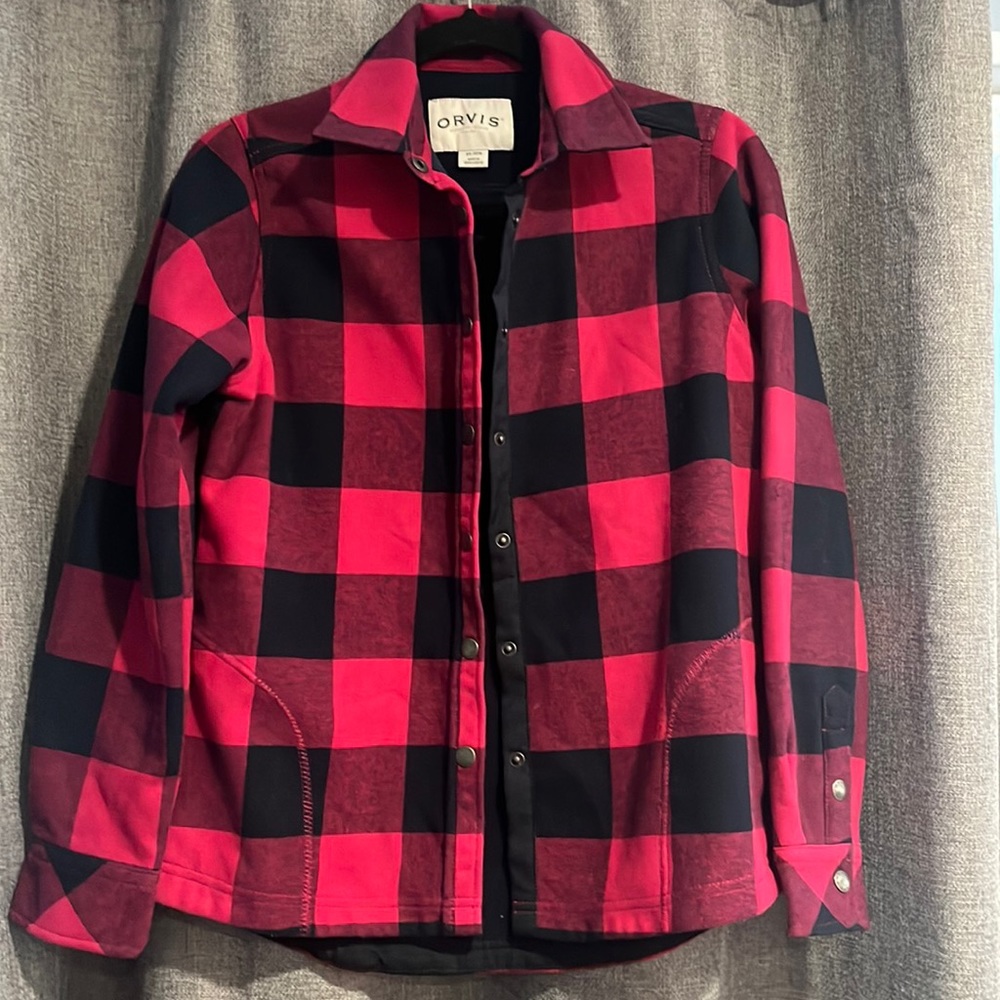 ORVIS Fleece Lined Flannel Shacket